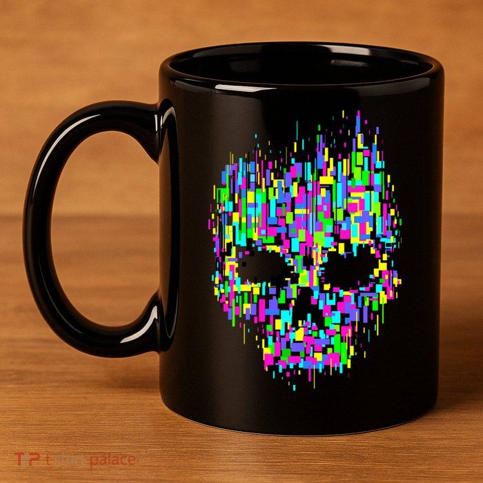 Dynamic Skull 11oz C Handle Ceramic Mug