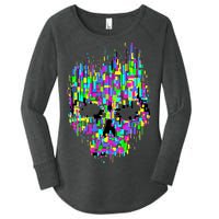 Dynamic Skull Women's Perfect Tri Tunic Long Sleeve Shirt