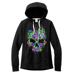 Dynamic Skull Women's Fleece Hoodie