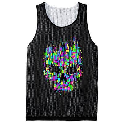 Dynamic Skull Mesh Reversible Basketball Jersey Tank