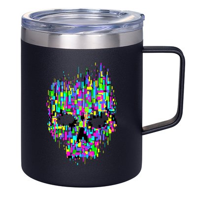 Dynamic Skull 12oz Stainless Steel Coffee Mug
