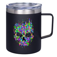 Dynamic Skull 12oz Stainless Steel Coffee Mug