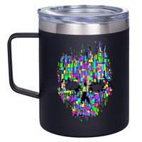 Dynamic Skull 12oz Stainless Steel Coffee Mug