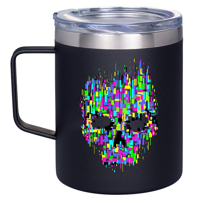 Dynamic Skull 12oz Stainless Steel Coffee Mug