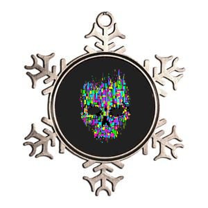 Dynamic Skull Metallic Star Ornament