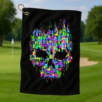 Dynamic Skull Golf Towel