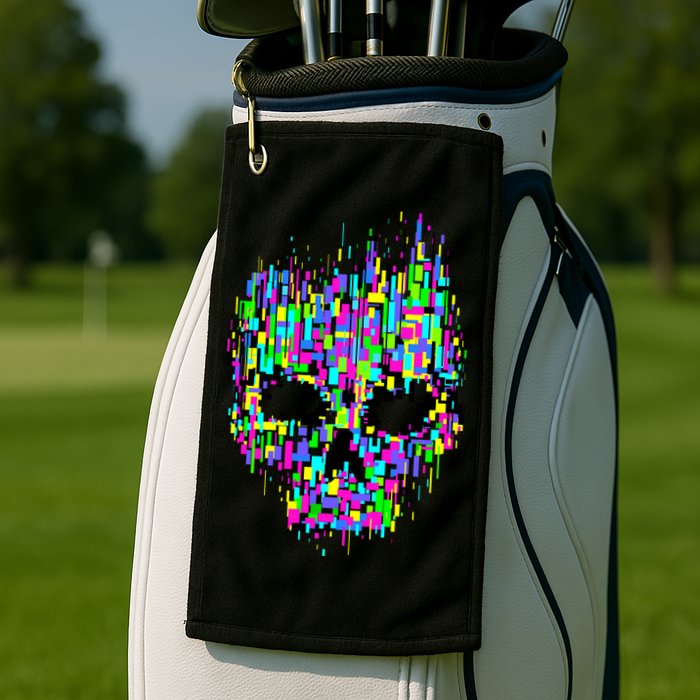 Dynamic Skull Golf Towel