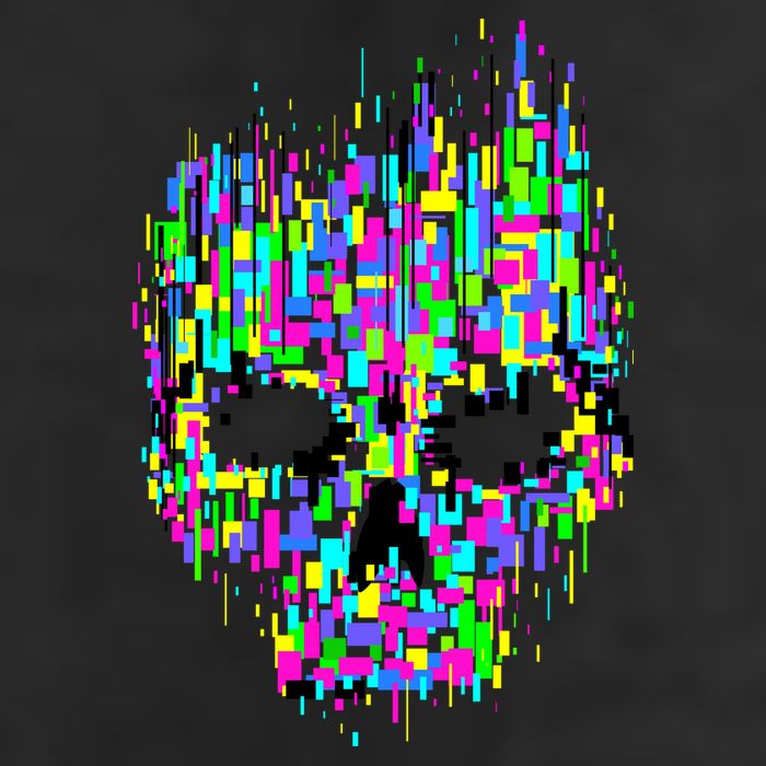 Dynamic Skull Golf Towel