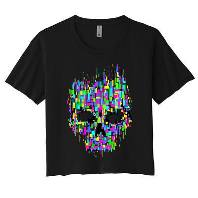 Dynamic Skull Crop Top