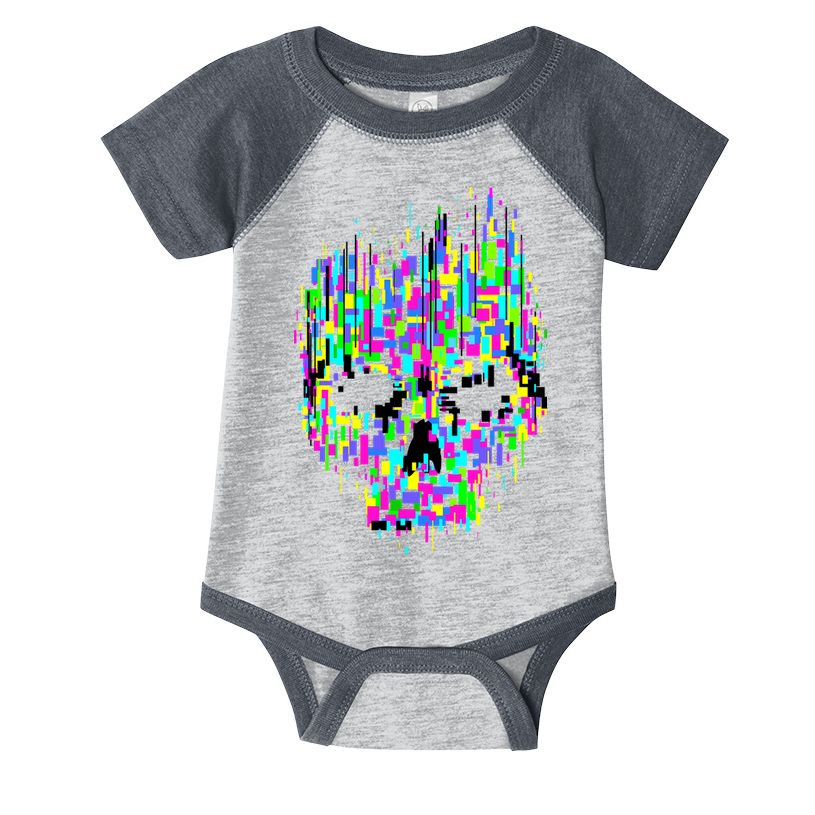 Dynamic Skull Infant Baby Jersey Bodysuit
