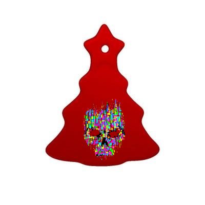 Dynamic Skull Ceramic Tree Ornament