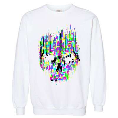 Dynamic Skull Garment-Dyed Sweatshirt