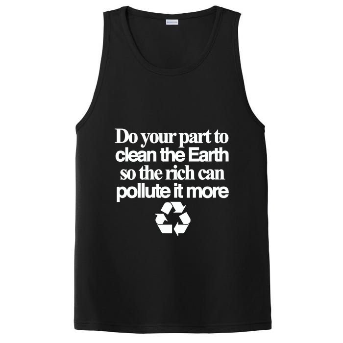 Do Your Part To Clean The Earth So The Rich Can Pollute It More PosiCharge Competitor Tank