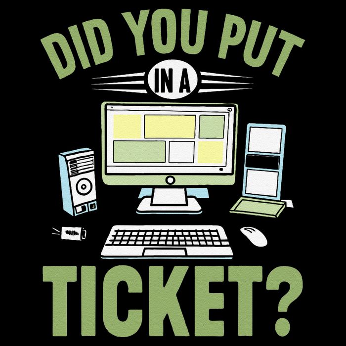 Did You Put In A Ticket Computer Support Work Funny Gift Wool Snapback Cap