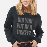 Did You Put In A Ticket It Network Administrator Help Desk User Support Cropped Pullover Crew