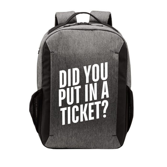 Did You Put In A Ticket User Support It Network Administrator Help Desk Vector Backpack