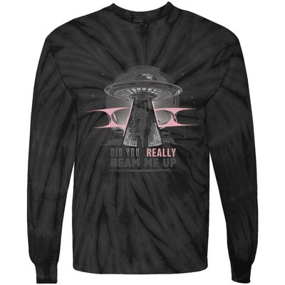 Did You Really Beam Me Up Taylor Lover Tie-Dye Long Sleeve Shirt
