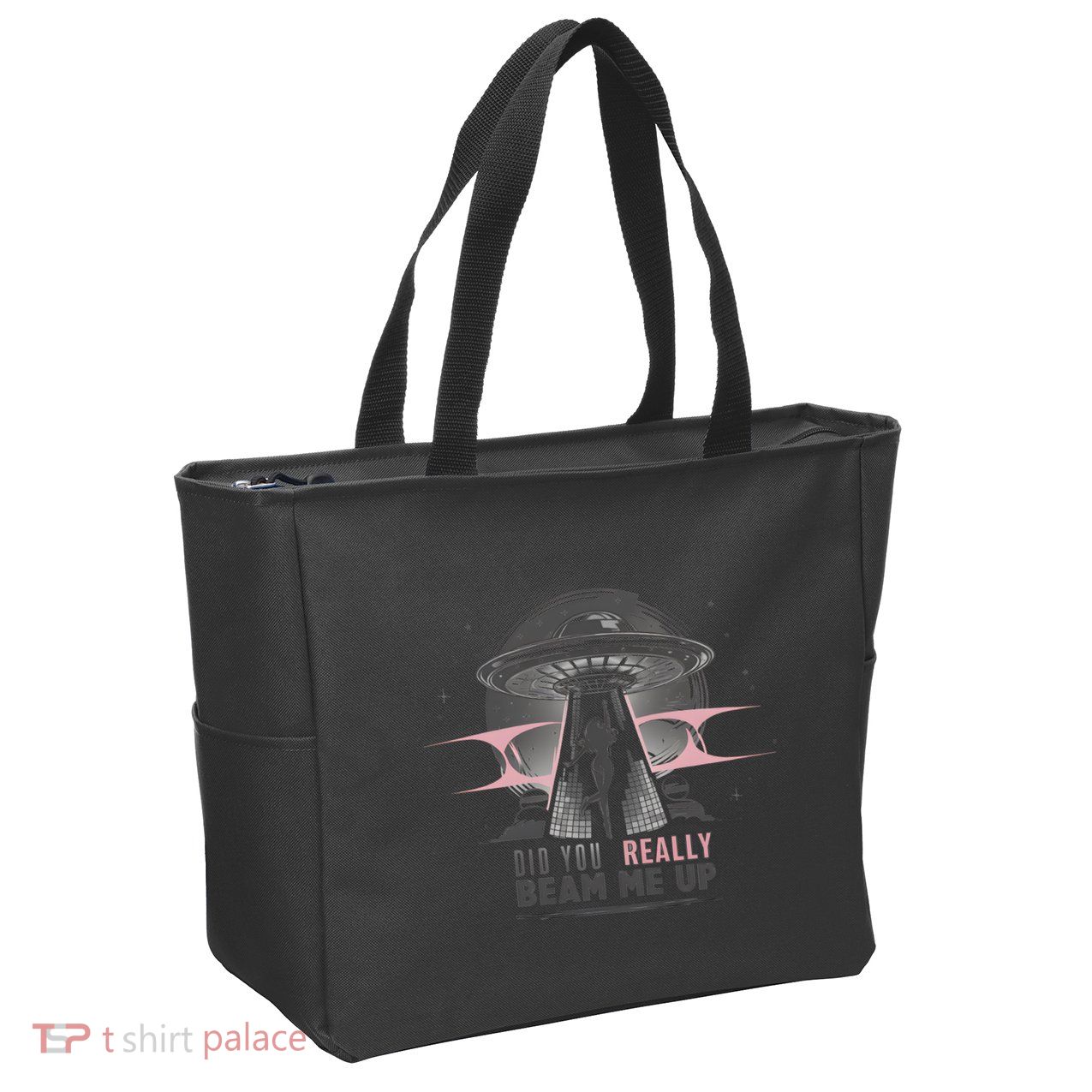 Did You Really Beam Me Up Taylor Lover Zip Tote Bag