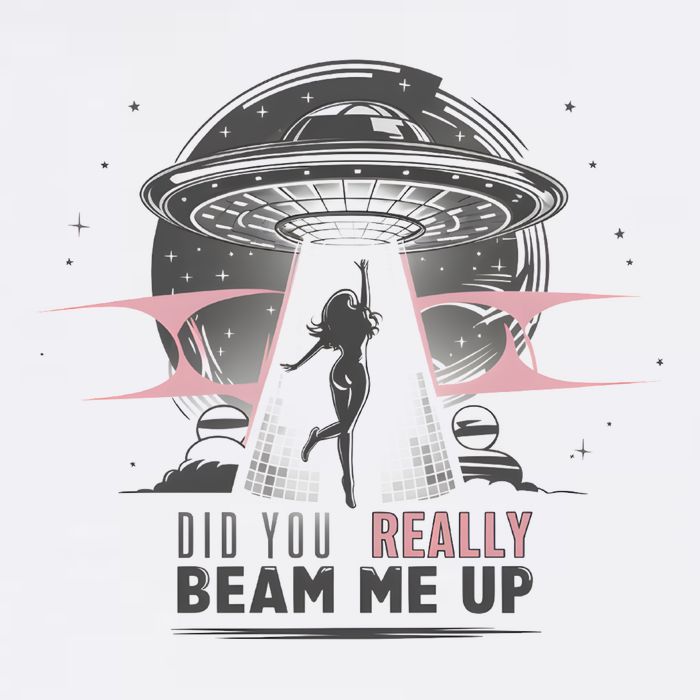 Did You Really Beam Me Up Taylor Lover Garment-Dyed Sweatshirt