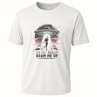 Did You Really Beam Me Up Taylor Lover Cooling Performance Crew T-Shirt