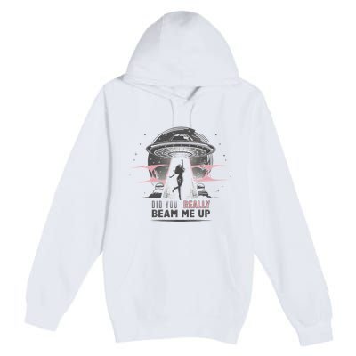 Did You Really Beam Me Up Taylor Lover Premium Pullover Hoodie