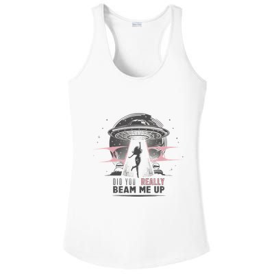 Did You Really Beam Me Up Taylor Lover Ladies PosiCharge Competitor Racerback Tank