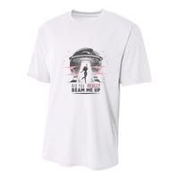 Did You Really Beam Me Up Taylor Lover Youth Performance Sprint T-Shirt