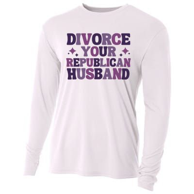 Divorce Your Republican Husband Cooling Performance Long Sleeve Crew