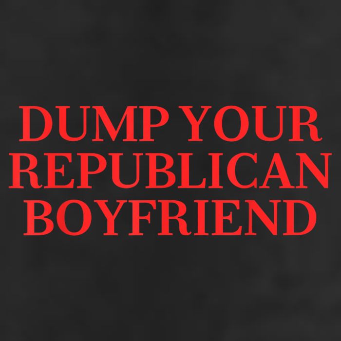Dump Your Republican Boyfriend Funny Quote 11oz C Handle Ceramic Mug