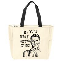 Do You Read Sutter Cane Humorous Zip Tote Bag