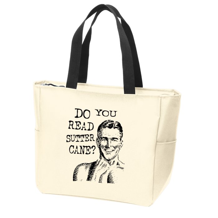Do You Read Sutter Cane Humorous Zip Tote Bag