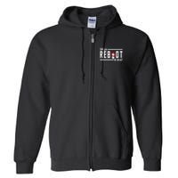 Did You Reboot It First Computer Programmer Security Tech Full Zip Hoodie