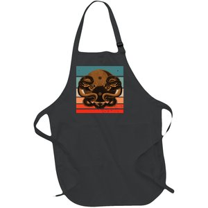 Dragon Yinyang Symbol Balance Harmony Symmetrical Scales Full-Length Apron With Pockets