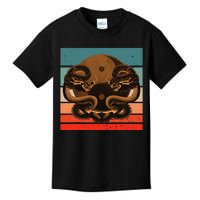 Dragon Yinyang Symbol Balance Harmony Symmetrical Scales Kids T-Shirt