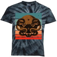 Dragon Yinyang Symbol Balance Harmony Symmetrical Scales Kids Tie-Dye T-Shirt