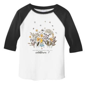 Do You Suppose She's A Wildflower Cute Cartoon Lover Toddler Fine Jersey T-Shirt