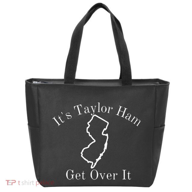 Do You Say Taylor Ham Or Pork Roll New Jersey Zip Tote Bag