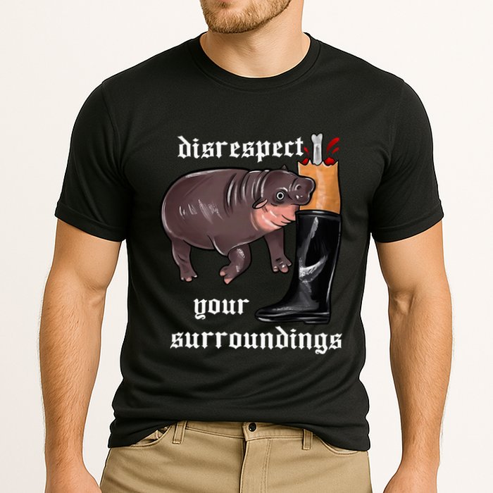 Disrespect Your Surroundings Moo Deng Performance Shirt