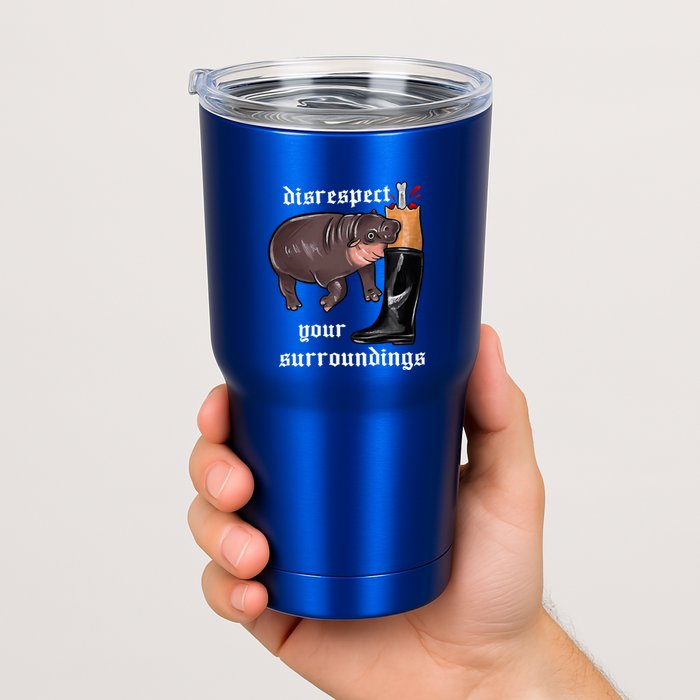 Disrespect Your Surroundings Moo Deng Tumbler