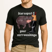 Disrespect Your Surroundings Moo Deng Funny Design Performance Shirt