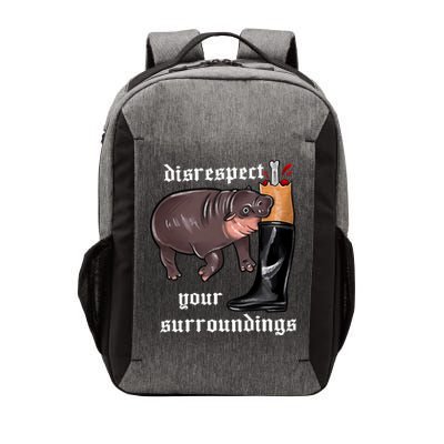 Disrespect Your Surroundings Moo Deng Funny Design Vector Backpack