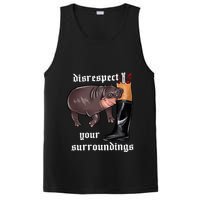 Disrespect Your Surroundings Moo Deng Funny Design PosiCharge Competitor Tank