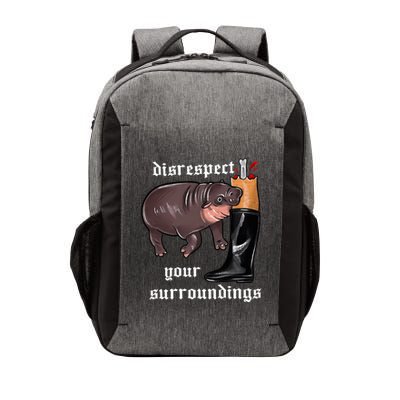 Disrespect Your Surroundings Moo Deng Funny Design Vector Backpack