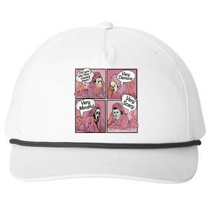 Did You See How I Chased Them Very Demure Classic Horror Snapback Five-Panel Rope Hat