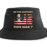 Do You Support This Man Funny Trump Sustainable Bucket Hat