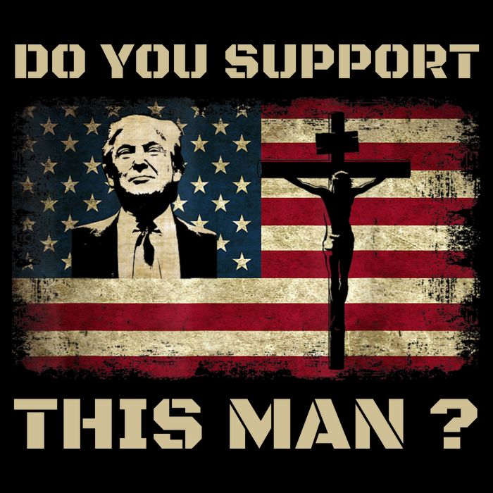 Do You Support This Man Funny Trump Sustainable Bucket Hat