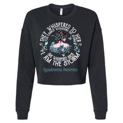 Dysautonomia Awareness I Am The Storm Cropped Pullover Crew