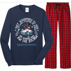 Dysautonomia Awareness I Am The Storm Long Sleeve Pajama Set