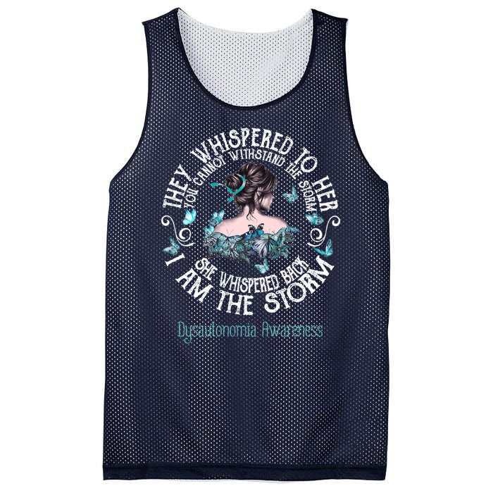 Dysautonomia Awareness I Am The Storm Mesh Reversible Basketball Jersey Tank