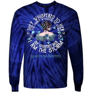 Dysautonomia Awareness I Am The Storm Tie-Dye Long Sleeve Shirt